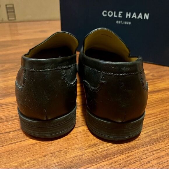 Cole Haan Black Leather Loafer Shoes Size 10.5M - Picture 5 of 7